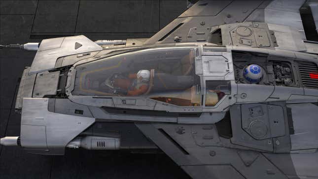 Imagen para el artículo titulado Cómo Porsche y Lucasfilm incluyeron el Taycan en una nave de Star Wars: The Rise of Skywalker