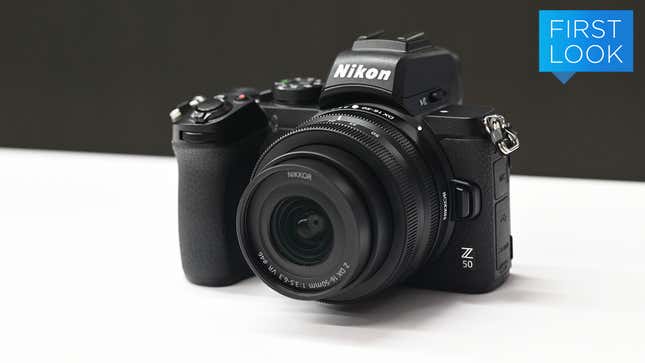 Image for article titled The Z50 Is Nikon&#39;s More Affordable and Compact Mirrorless Camera
