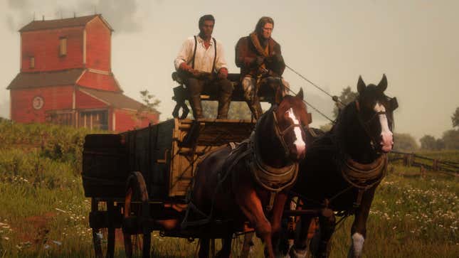 Lenny and Arthur in Red Dead Redemption 2.