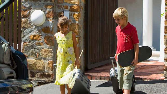Image for article titled North American Children Begin Summer Migration To Dad’s