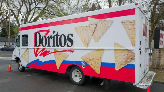 Photo of large Doritos truck