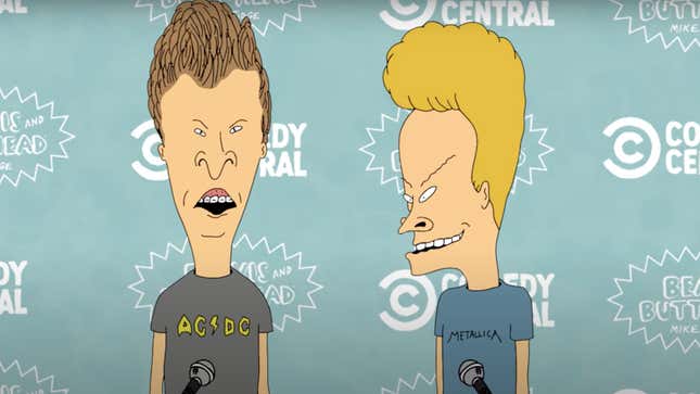 Image for article titled Beavis and Butt-Head answer questions about their new series in a very convincing fan edit
