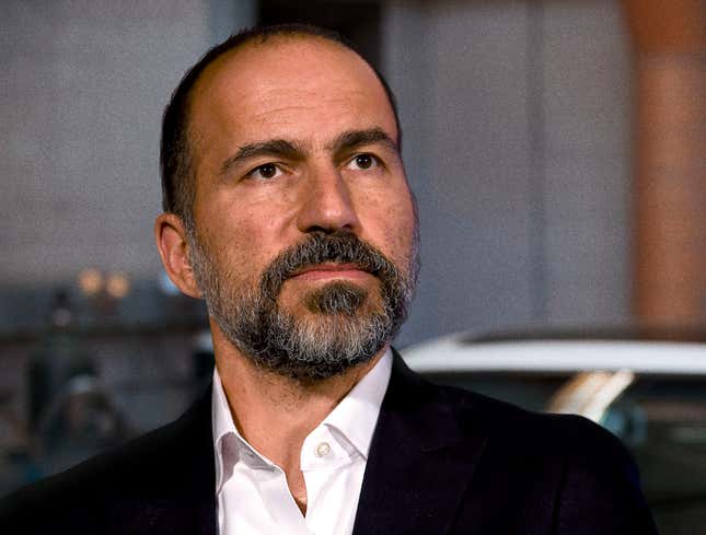 Image for article titled Depressed Uber CEO Threatens To Leave Car Running In Garage With Driver Inside