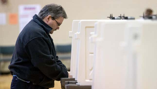 Image for article titled Man Confused By Obscure Down-Ballot Measure About Deciding Who His Senator Should Be