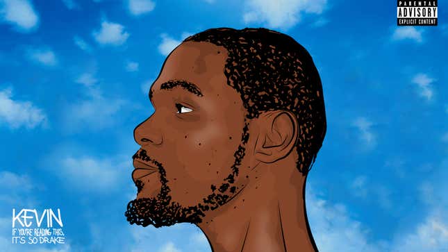 Image for article titled Kevin Durant Is Turning Into Drake Right Before Our Eyes