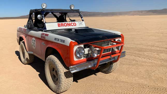 Image for article titled This Is What It&#39;s Like To Ride In The 1969 Baja 1000-Winning Ford Bronco