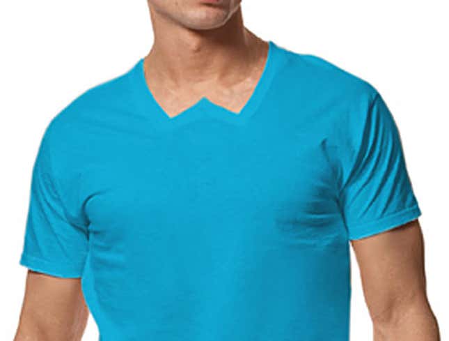 Image for article titled Hanes Unveils W-Neck T-Shirt