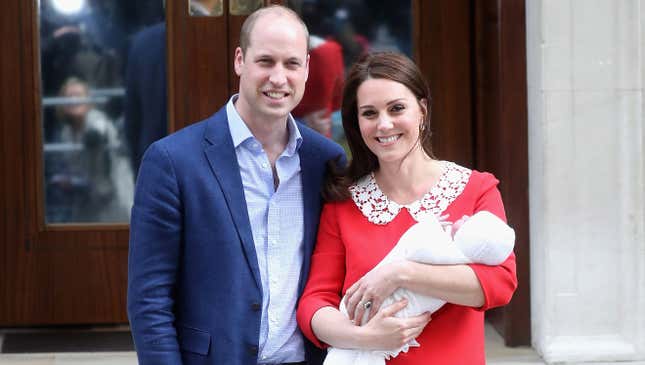 Image for article titled Duke, Duchess Of Cambridge Announce Name Of Third Child Is Louis Arthur Al-Baghdadi