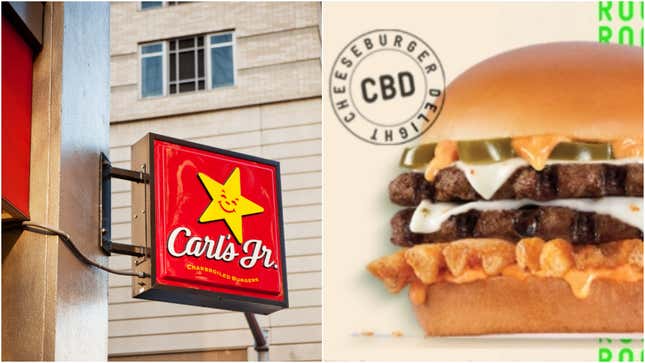 Image for article titled Carl’s Jr. to introduce CBD burger on 4/20