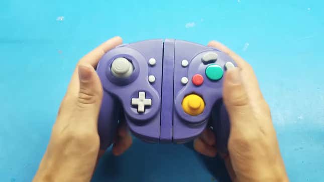 Imagen para el artículo titulado Un modder crea su propio mando personalizado de GameCube para la Switch