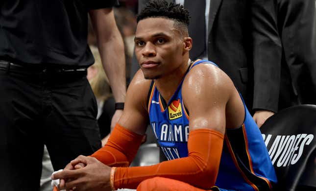 Image for article titled Russell Westbrook Is Struggling