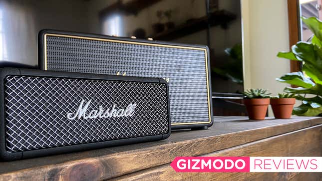 Image for article titled Marshall&#39;s New Waterproof Bluetooth Speaker Sounds as Good as It Looks