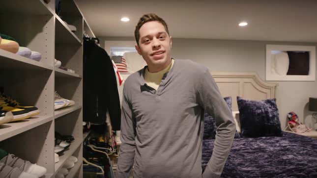 Image for article titled Pete Davidson's Basement Apartment Is a Man Cave Fit for a Teen Boy