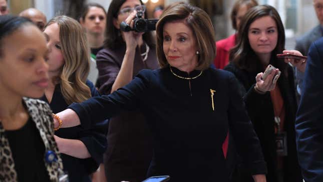 Image for article titled Nancy Pelosi Wore Her Best Funeral Outfit For the Impeachment Vote
