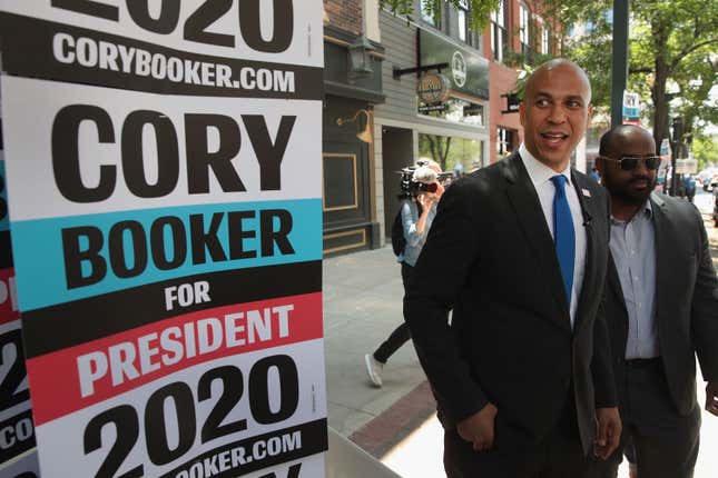 Image for article titled Cory Booker Secures 12 Co-Sponsors for Reparations Bill