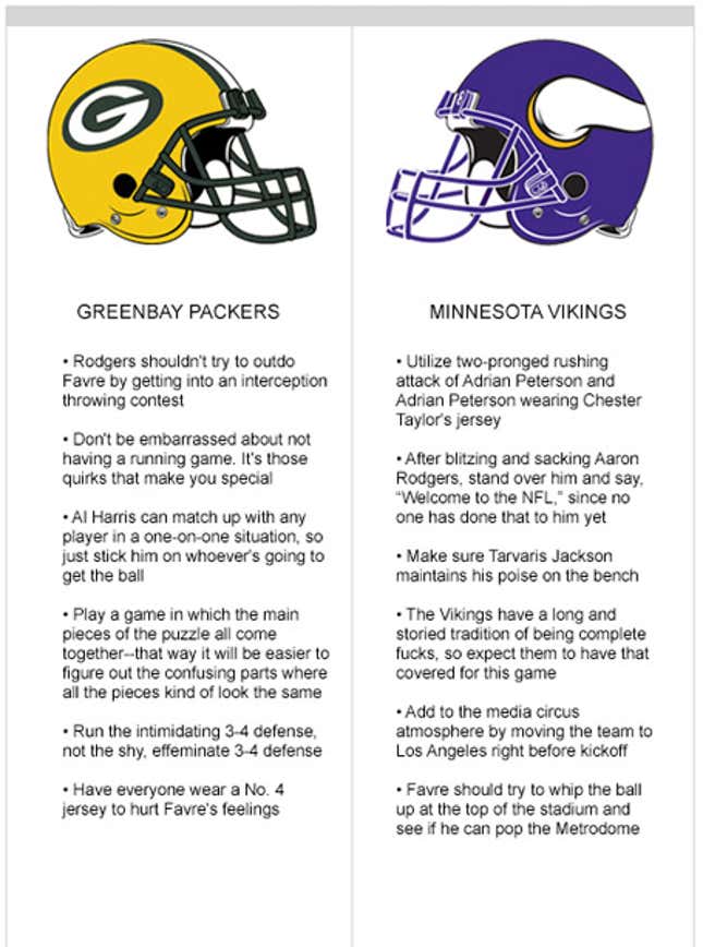Image for article titled Green Bay Packers vs. Minnesota Vikings