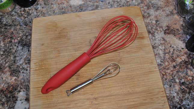 It’s like a regular whisk, but tiny.