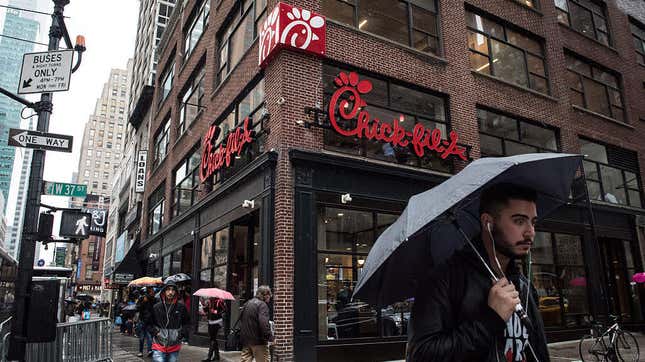 Image for article titled Average Chick-fil-A makes twice as much in sales as a McDonald&#39;s