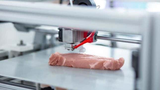 Image for article titled We&#39;re Just Out Here 3D-Printing Meat Now, I Guess