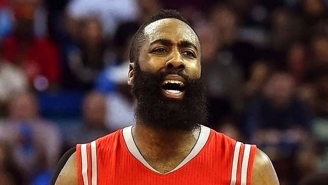Image for article titled James Harden Pretty Sure He Felt Something Pop In Lower Beard