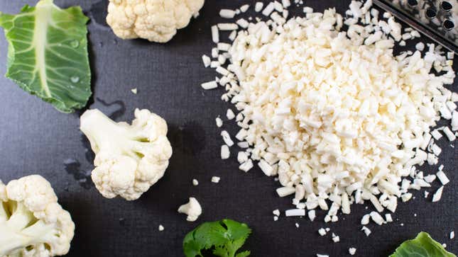 Image for article titled Cauliflower rice can be great (if you don’t treat it like rice)