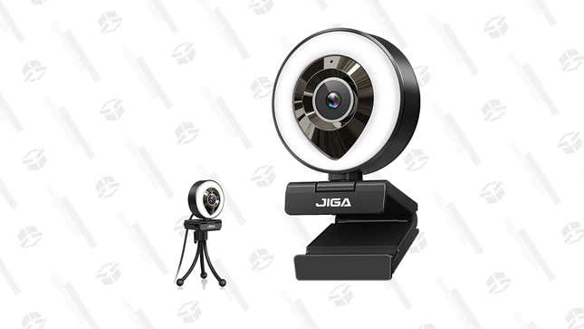 Jiga Ring Light Webcam | $30 | Amazon | Clip coupon + Code TQWC2G8A