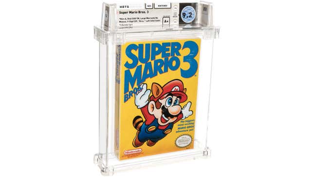 That’s a good lookin’ copy of Super Mario Bros. 3 right there.