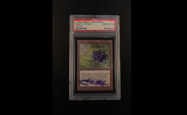Image for article titled Rare Magic The Gathering Card Goes For Over $500,000