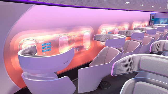 Imagen para el artículo titulado De bajo consumo y sin ventanillas: así es el prototipo de Airbus para cambiar nuestra manera de viajar en avión