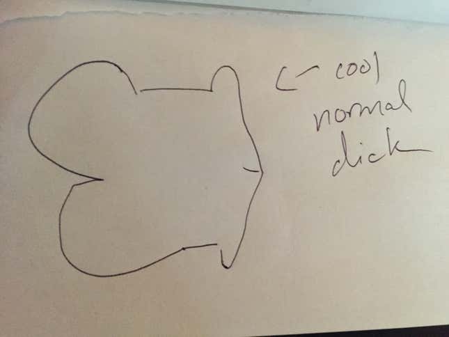 Image for article titled Can You Draw an Anatomically Correct Penis? An Experiment
