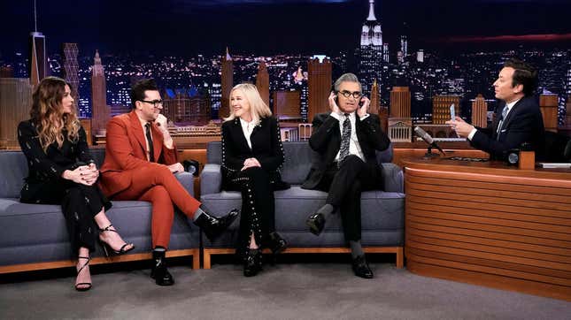 The <i>Schitt's Creek</i> cast knows each other really well, unsurprisingly