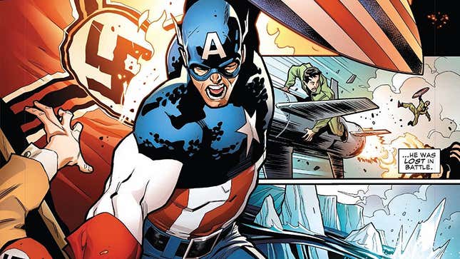 Hey, remember when Captain America punched Nazis, instead of both sides-stepping around them? 