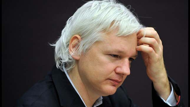 Image for article titled Not Even Julian Assange Clear On What&#39;s Going On With Him Right Now