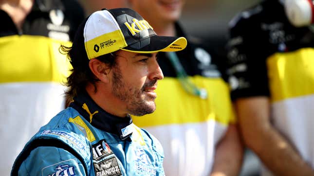 Image for article titled Fernando Alonso Might Have A Broken Jaw After Getting Hit By A Car While Cycling: Report