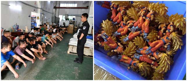 Image for article titled One Million Fake Toys And Figures Seized In China