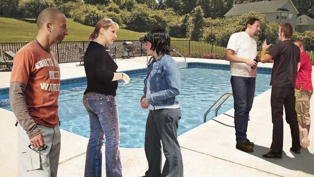 Image for article titled Everyone Forgets To Bring Swimsuits To Coworker’s Party