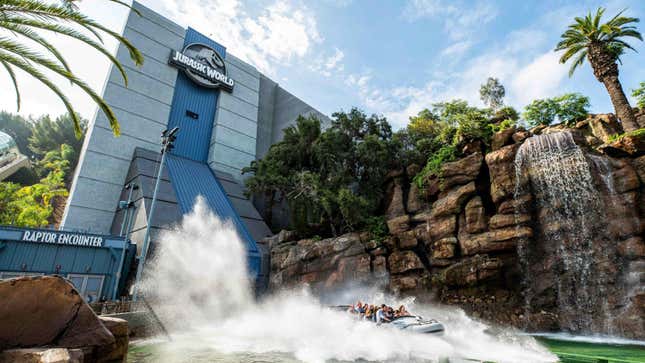 You are going to get very wet on Jurassic World: The Ride.