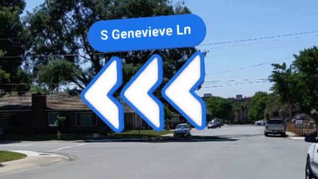 Image for article titled Google Maps&#39; New AR Walking Directions Are Pretty Cool
