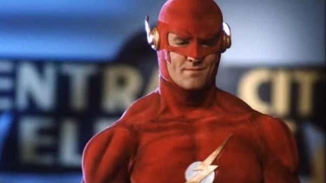 John Wesley Shipp as The Flash.
