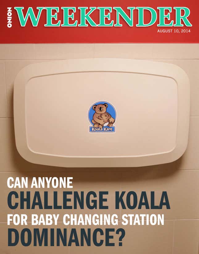 Image for article titled Can Anyone Challenge Koala For Baby Changing Station Dominance?