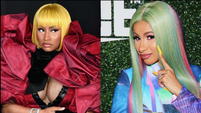 Image for article titled Cardi B and Nicki Minaj Are Back At It