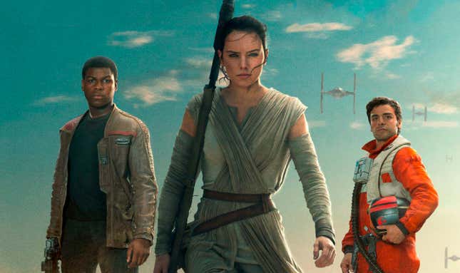 Imagen para el artículo titulado Rey, Poe y Finn no quieren regresar a Star Wars tras The Rise of Skywalker, ni siquiera en Disney+