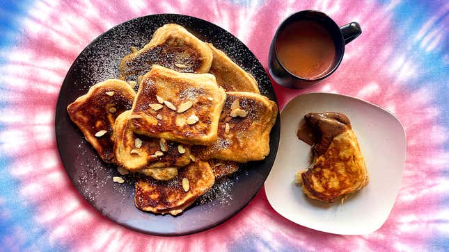 Image for article titled Butter up your breakfast with Flaky Almond Pancakes