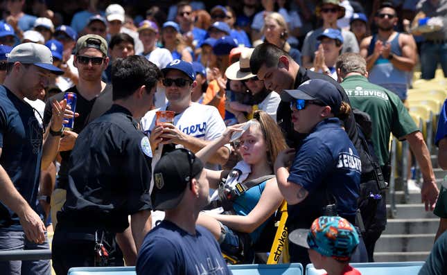 Young fan hit by foul ball leaves Cubs' Albert Almora and Astros