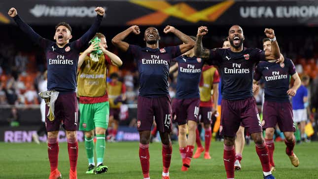 Image for article titled Arsenal And Chelsea Advance To Europa League Final, Making Both European Finals All-English Affairs