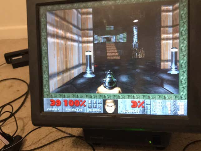 Image for article titled Guy Gets Doom Running On A McDonald's Cash Register