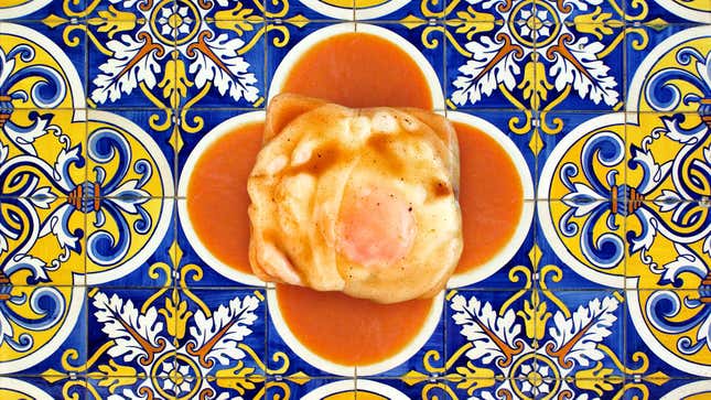 Image for article titled How to make Francesinha, the Portuguese sandwich blessed by Anthony Bourdain