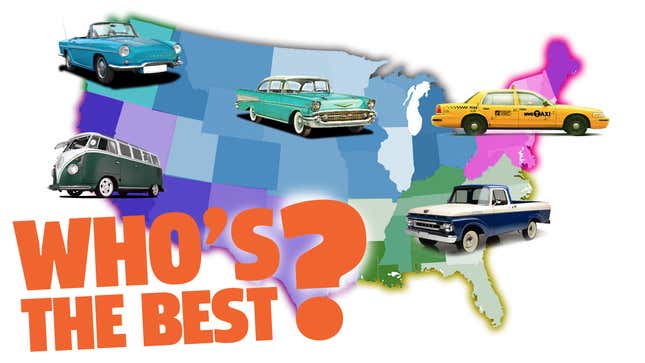 Image for article titled Quick Question: Which Section Of America Has The Best Cars?
