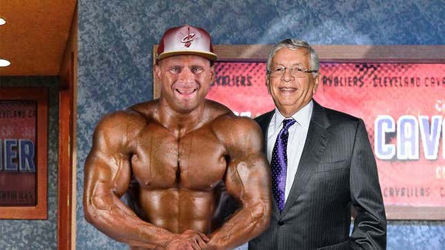 Image for article titled Cleveland Cavaliers Draft Huge Bodybuilder With First Pick