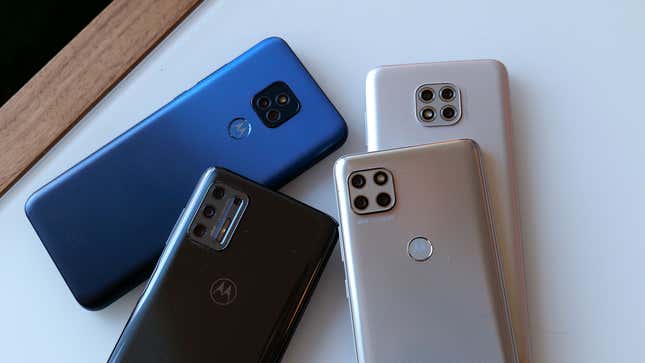 Image for article titled Motorola Just Revamped Its Budget Phone Lineup, and There's Something for Everyone